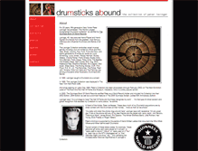 Tablet Screenshot of drumsticksabound.com